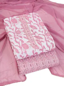 Sun Fashion And Lifestyle Floral Printed Unstitched Dress Material