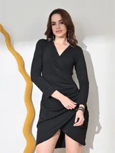 IUGA Women Wrap Mini Dress