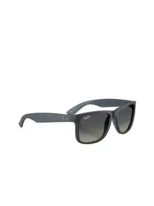 RAY-BAN Men Gradient Grey Lens Square Sunglasses - 0RB416568131155