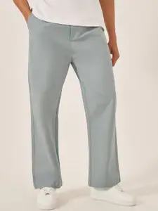 Styli Men Oversize Ripstop Open Hem Pants