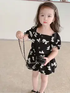 StyleCast x Revolte Girls Printed Pure Cotton Top With Shorts