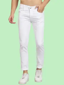 Linaria Men Classic Slim Fit Mid-Rise Clean Look Jeans