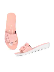 PENNEN Women Printed One Toe Flats