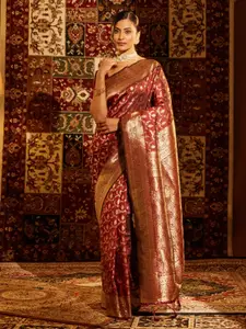 kasee Woven Design Zari Banarasi Saree