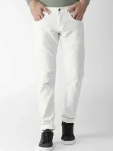 LINARIA Men Classic Slim Fit Low Distress Jeans