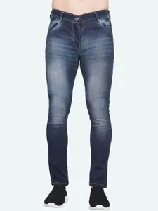 LINARIA Men Classic Slim Fit Slash Knee Heavy Fade Jeans