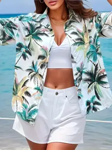 DressBerry Women Standard Opaque Printed Casual Shirt