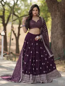 Fashion Basket Unstitched Lehenga & Ready to Wear Blouse With Dupatta
