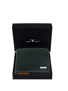 URBAN FOREST Men Leather Two Fold Wallet