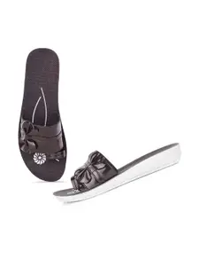 PENNEN Women Printed Open Toe Flats