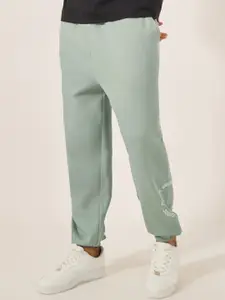 Styli Heavy Fleece Oversized Jogger With Placement Print