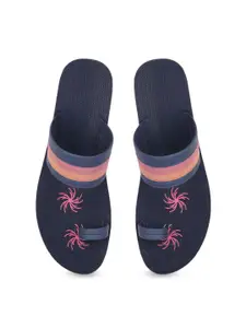 PENNEN Women Printed One Toe Flats