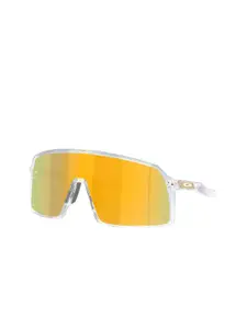 OAKLEY Men UV Protected Gold Lens Rectangle Sunglasses - 0OO94069406C837