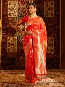 kasee Woven Design Zari Art Silk Banarasi Saree