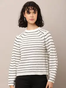 NoBarr Women Striped Pullover