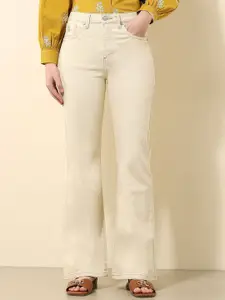 U.S. Polo Assn. Women Women Flared High-Rise Stretchable Jeans