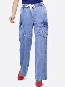 FCK-3 Women Brooklyn Relaxed Fit High-Rise Stretchable Jeans