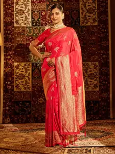 kasee Woven Design Zari Banarasi Saree