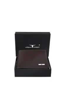 URBAN FOREST Men Leather Two Fold Wallet