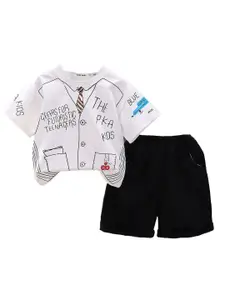 StyleCast x Revolte Boys Graphic Printed Shirt With Shorts