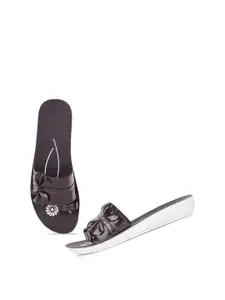 PENNEN Women Printed One Toe Flats