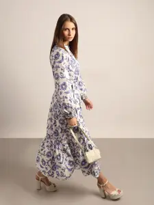 Vero Moda Floral Print Fit & Flare Maxi Dress