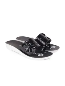 PENNEN Women Printed One Toe Flats