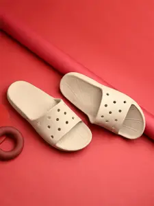 HRX by Hrithik Roshan Women Self Design Sliders