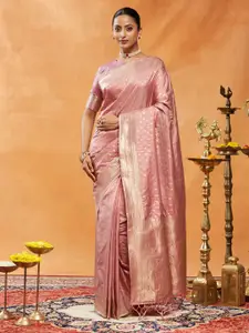 kasee Woven Design Ethnic Motifs Zari Banarasi Saree