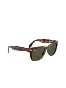 RAY-BAN Men UV Protected Green Lens Square Sunglasses - 0RB4105710/3150