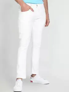 LINARIA Men Classic Clean Look Mid-Rise Coloured Jeans