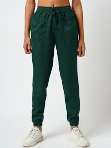 Kraus Jeans Women Loose Fit High-Rise Cotton Joggers