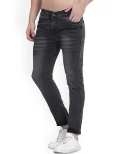 LINARIA Men Classic Slim Fit Mid-Rise Heavy Fade Jeans