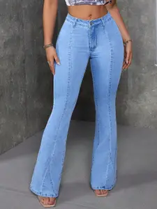 DressBerry Women Bootilicious Bootcut High-Rise Stretchable Jeans