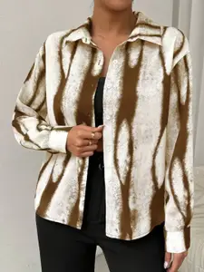 DressBerry Women Standard Opaque Printed Casual Shirt