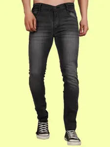 LINARIA Men Classic Slim Fit Low-Rise Clean Look Light Fade Cotton Jeans