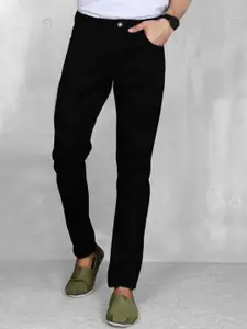 LINARIA Men Classic Slim Fit Mid-Rise Jeans