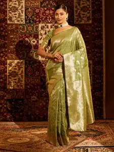 kasee Woven Design Zari Banarasi Saree