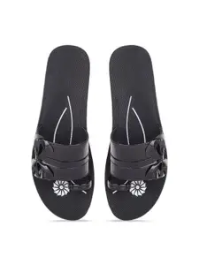 PENNEN Women Printed Open Toe Flats