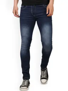 LINARIA Men Classic Slim Fit Low Distress Light Fade Jeans