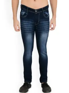 LINARIA Men Classic Slim Fit Mid-Rise Heavy Fade Jeans