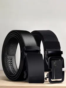 LOOPA Men Set of 2 Textured Wide Belt