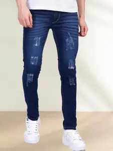 LINARIA Men Classic Slim Fit Low Distress Jeans