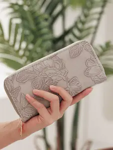 CORSICA Women Floral PU Zip Around Wallet