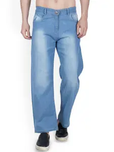 LINARIA Men Cotton Classic Low-Rise Boyfriend Fit Light Fade Jeans