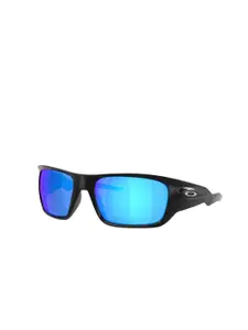 OAKLEY Men Polarized Blue Lens Rectangle Sunglasses - 0OO948694860560