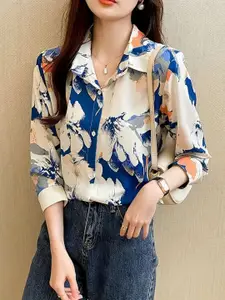 DressBerry Women Standard Opaque Printed Casual Shirt