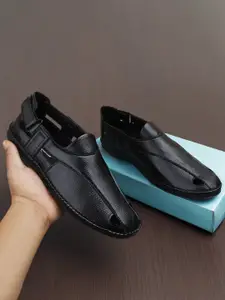 Woakers Men Velcro Fisherman Sandals