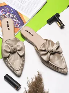 Killer Women Mules with Bows Flats