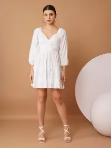 Chemistry Crepe Fit & Flare Dress